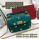 配原版盒子Valent***  Garavani Roman Stud 納帕羊