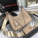 全皮三合一新款1BH204全皮，nylon Hobo手拎/腋下包網紅姐妹團瘋狂種