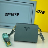 原版高品質 ～～Prada專櫃新款2128Saffiano皮革 粗紋牛皮+平紋，