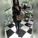 P家小號殺手包1BA863格子這款Galleria手袋采用标志性的Saffian