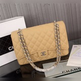 （cf實拍圖牛皮球紋33cm）chanel 1119maxi海外訂單爆款确實很好