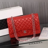 （cf羊皮33cm）chanel 1119maxi海外訂單爆款确實很好賣身為經典