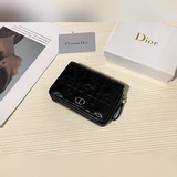 品牌：dior 3602顔色：黑色  尺寸：13.5*9.5*3.5說明：