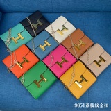 Hermes  Constance 。型號：9851荔枝紋金扣 SIZE：1