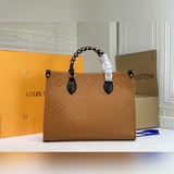 對版編織手柄帶，豹紋絲印 新款來襲【lv crafty onthego 手袋】m