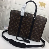 m41478 配有肩帶 啡格 黑格 老花porte-documents voya