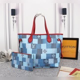 44981新色出貨本款 neverfull 手袋描繪 damier 與 mono