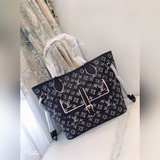 【neverfull  中號手袋】 m46137  20921 （新款絲印購物袋