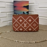 【實物拍攝 自家背景】M69203本款 Double Zip Pochette