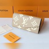 M80496 用美麗的雙色的monogram·an成套皮革優雅地完成了的“por