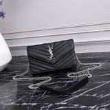 YSL－魚子醬配定制五金超級無敵實用的一款小包 肩帶拆掉可直接當手包用哦 采用進