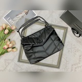 聖羅蘭-SAINT LAURENTLOULOU PUFFER 绗縫包，100%進