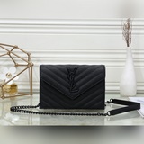 Saint Laurent 小號信封包，最新魚子醬配定制五金，超級無敵實用的一款
