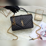 中號牛皮金色五金 YSL 聖羅蘭 Saint Laurent&SLP專櫃爆款.