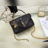 中號羊皮金色五金 YSL 聖羅蘭 Saint Laurent&SLP專櫃爆款.