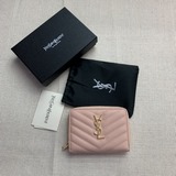 聖羅蘭錢包型號：358090原版牛皮皮質量細節特别棒實物拍攝 尺寸15/9/2