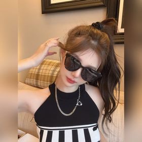 甜酷女孩夏日圓框墨鏡  CHANEL香奈兒CH6235