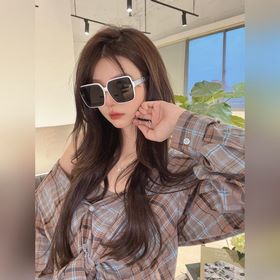 Chanel 香奶奶墨鏡 尺寸：60-14-145Ch5698 白色細節圖
