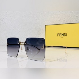 絕美F鑽石 無框方形墨鏡fendi FE4082US尺寸：59-15-135