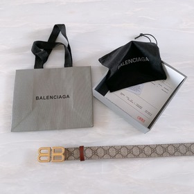 巴黎世家Balenciaga  BB腰帶！！腰帶頭是純銅，錶面是鎏金的工藝，不會