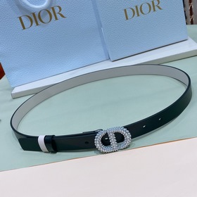 dior珍珠 黃銅金屬 雙面小牛皮内側飾以*christian Dior PAR