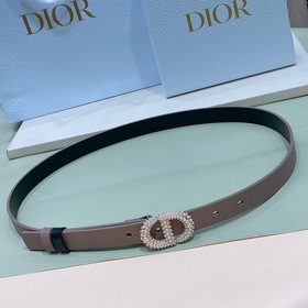 dior珍珠 黃銅金屬 雙面小牛皮内側飾以*christian Dior PAR
