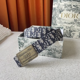 Dior這款金屬覆層黃銅腰帶扣采用“Christian Dior”标志點綴，經典