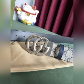 GUCCI 古琦官網新款 3,7 最新寬度 蘭色啡色黑蘭色進口帆布面料防水料 進