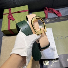 古奇，寬4.0cm，新款 作為Gucci系列産品的标志性象征，經典雙G标識在這款