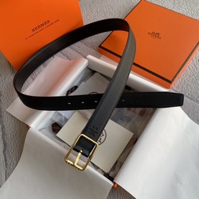 【愛馬仕】hermes 原單愛馬仕，寬3,2cm進口原版皮帶身，雙面可兩面用，精