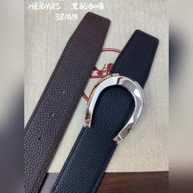 Hermes-H BELT BUCKLE & REVERSIBLE LEATHE