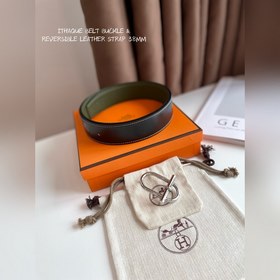 官網同步 愛馬仕專櫃同步 進口雙面小牛皮 精鋼精品五金 雙面可用38mm