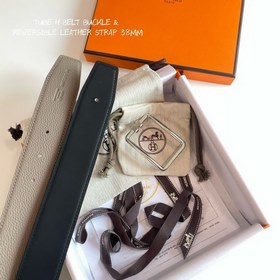 官網同步 愛馬仕專櫃同步 進口雙面小牛皮 精鋼精品五金 雙面可用38mm