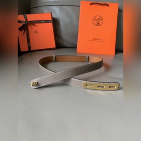 HERMES （愛馬仕）專櫃同款  O’Kelly 24腰帶 Soho小牛皮腰帶