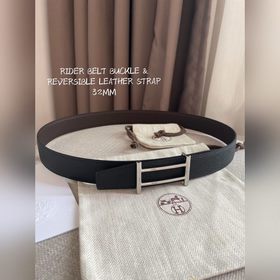 Hermes-32MM 愛馬仕專櫃同步 進epsom雙面小牛皮 精鋼精品五金 雙