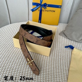 Lv pyrmide Truck L「OEiI雙面腰帶 】 驢家女士腰帶 寬度2