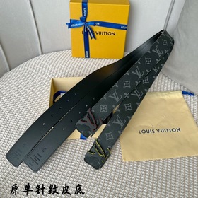Lv pyrmide Truck L「OEiI雙面腰帶 】 進口面料襯托原廠小牛