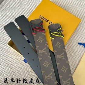 Lv pyrmide Truck L「OEiI雙面腰帶 】 進口面料襯托原廠小牛