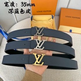 Lv S-Lock系列 寬度3.5CM 精緻的字母搭扣 搭配品牌專用小牛皮壓lo