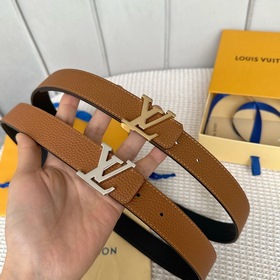 驢家新品     SS23特別限定女士腰帶    經典雙面撞色進口togo荔枝紋