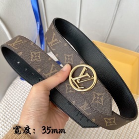 精品原單品質 寬度35mm 專櫃編碼M9935 驢牌首推情侶款式 經典純黑或亮麗