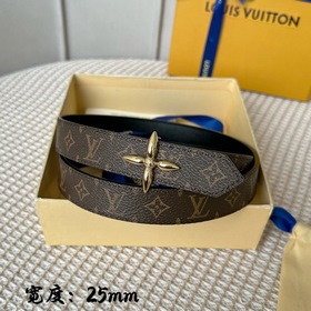 Lv pyrmide Truck L「OEiI雙面腰帶 】 驢家女士腰帶 寬度2