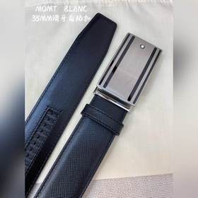萬寶龍男士自動腰帶- 寬度34MM 316精品鋼扣  精工打造  手感柔軟 可以