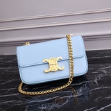 CELINE 秀場新品｜小號牛皮革鍊條包小款鍊條腋下包，牛皮材質，肩背，搭配TR