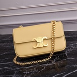 CELINE 秀場新品｜小號牛皮革鍊條包小款鍊條腋下包，牛皮材質，肩背，搭配TR