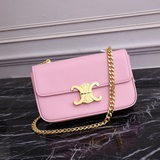 CELINE 秀場新品｜小號牛皮革鍊條包小款鍊條腋下包，牛皮材質，肩背，搭配TR