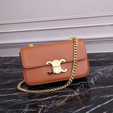 CELINE 秀場新品｜小號牛皮革鍊條包小款鍊條腋下包，牛皮材質，肩背，搭配TR