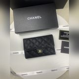 chanel  cf系列中長款三折錢夾重磅到貨！手感特别好 三折款式精湛手工 重