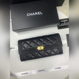 chanel。 leboy長款錢包款號a80286皮料五金，原版品質，細節美到淋