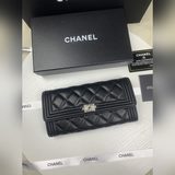 chanel。 leboy長款錢包款號a80286皮料五金，原版品質，細節美到淋